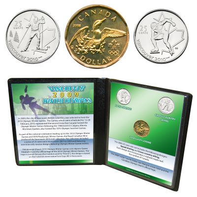CANADA VANCOUVER WINTER OLYMPIC 2009 COIN SET 1