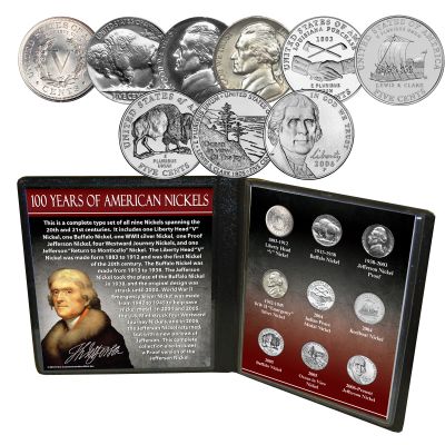 100 Years of American Nickels 1