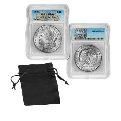  1921 Morgan Silver Dollar MS65 ICG "End Of An Era" 1