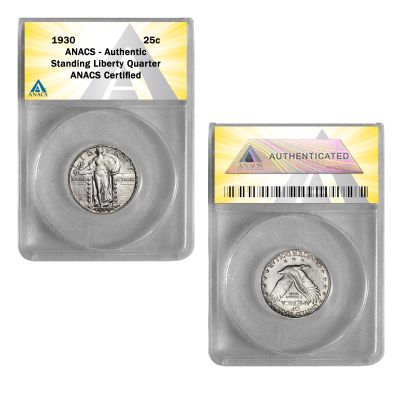 Last Standing Liberty Quarter ANACS Certified 1