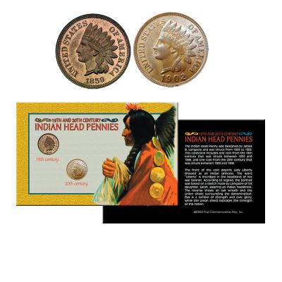 19th & 20th Century Indian Head Pennies 1
