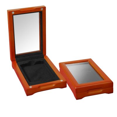 Single Coin Slab Wooden Window Display Box 1