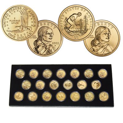 Code Talker 2016 P & D Sacagawea Native American Dollars "BU" Mint 2 Coin Set 