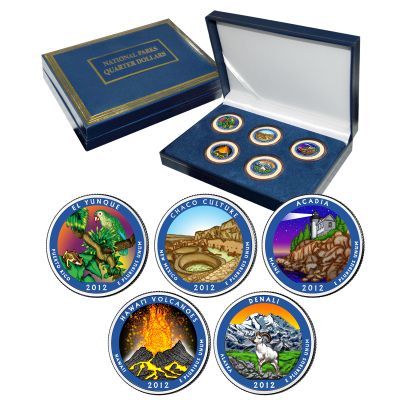 2012 America the Beautiful® National Parks Set - Colorized 1