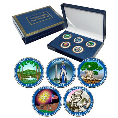 2013 America the Beautiful® National Parks Set - Colorized 1