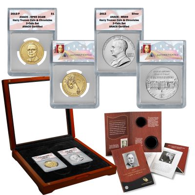 2015 Coin & Chronicles Set Harry S. Truman ANACS 69 1