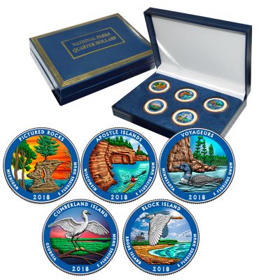 2018 America the Beautiful® National Parks Set - Colorized 2