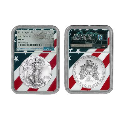 2018 MS70 Silver Eagle NGC Grading "Early Release" 1