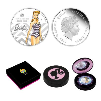 Barbie 60th Anniversary One Ounce Silver Coin 1