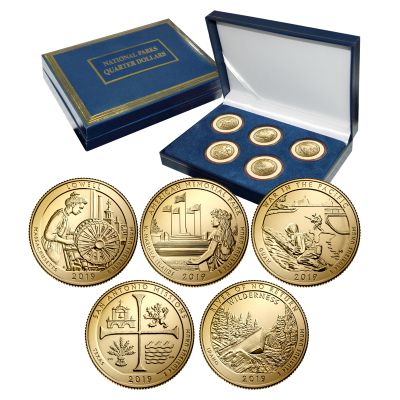 2019 AMERICA THE BEAUTIFUL® NATIONAL PARKS SET- 24K GOLD PLATED 1