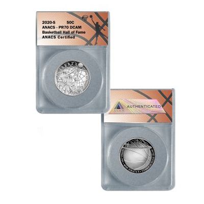 2020 Basketball HOF Clad Half Dollar Coin PR70 2