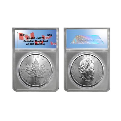 2021 MS70 Canada $5 Silver Maple Leaf 1
