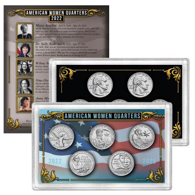 2022 BU American Women Quarters Set of 5 2