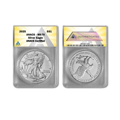 2025 MS70 ANACS Silver Eagle 1