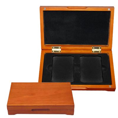 Wood Display Box for 2 Slabs 1