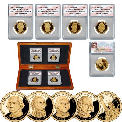 Presidential Dollar Year Set PR70 1
