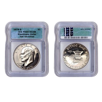 Bicentennial Eisenhower Dollar PR66 1