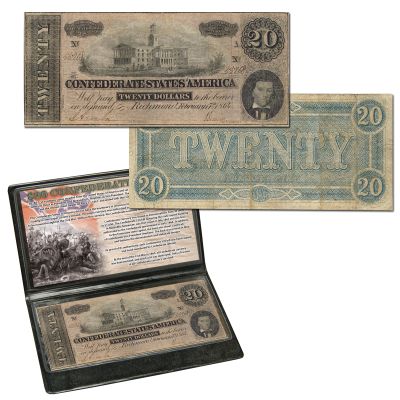 $20 Confederate Bank Note 1