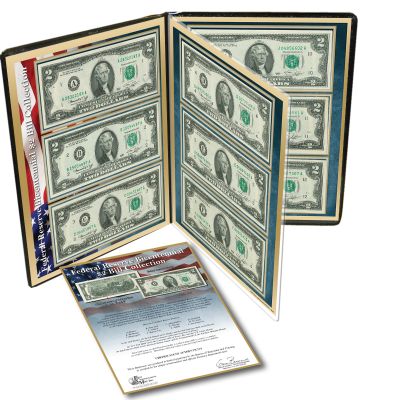 Federal Reserve District Series 1976 Bicentennial $2 Bill Collection 1