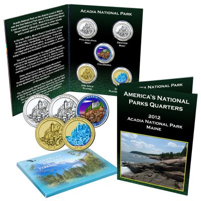 America the Beautiful® National Parks 5 Piece Quarter Maine 1