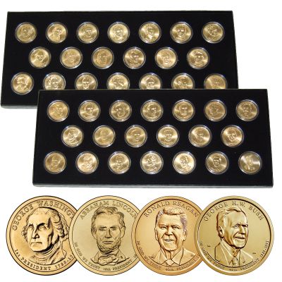 Complete Presidential Dollar Collection w/2020 George H.W. Bush! 2