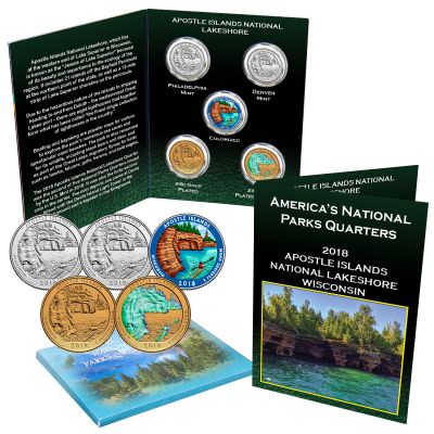America the Beautiful® National Parks 5 Piece Quarter Wisconsin 1