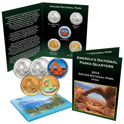 America the Beautiful® National Parks 5 Piece Quarter Utah 1