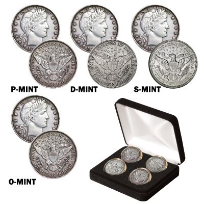 Barber Quarter Mint Mark Collection 1