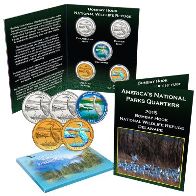 America the Beautiful® National Parks 5 Piece Quarter Delaware 1