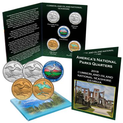 America the Beautiful® National Parks 5 Piece Quarter Georgia 1