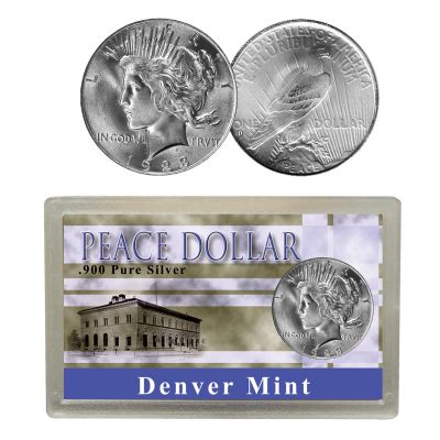 Denver Mint Peace Silver Dollar 1