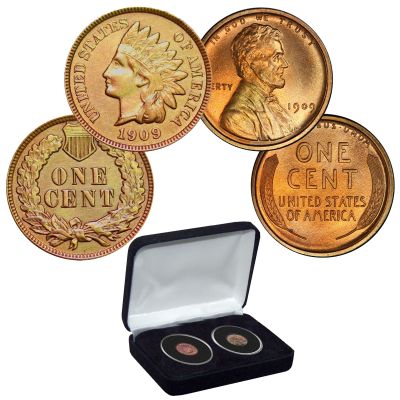 Double Dated Pennies - 1909 1
