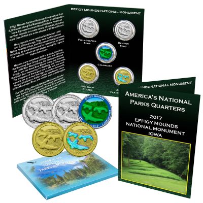America the Beautiful® National Parks 5 Piece Quarter Iowa 1