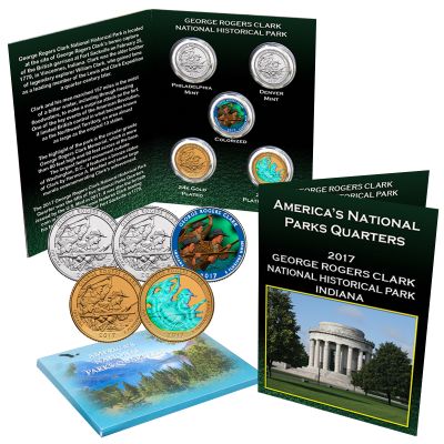 America the Beautiful® National Parks 5 Piece Quarter Indiana 1