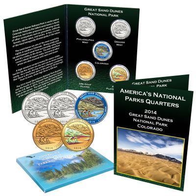America the Beautiful® National Parks 5 Piece Quarter Colorado 1
