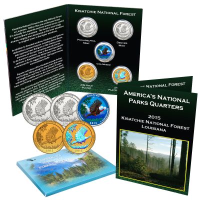 America the Beautiful® National Parks 5 Piece Quarter Louisiana 1