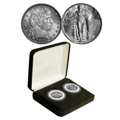 Last Barber Quarter & Last Standing Liberty Quarter 1