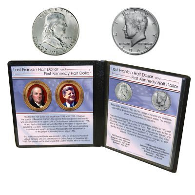 Last Franklin – First JFK Silver Half Dollars 1