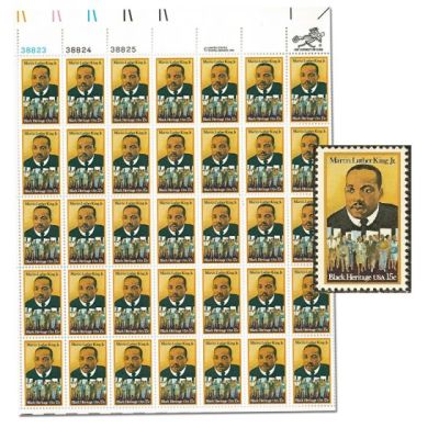 Martin Luther King Jr 1979 15¢ Stamp Sheet of 35 1