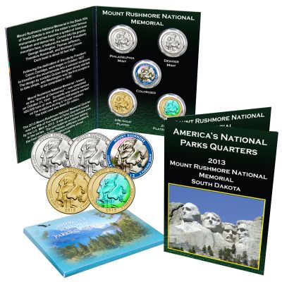 America the Beautiful® National Parks 5 Piece Quarter So. Dakota 1