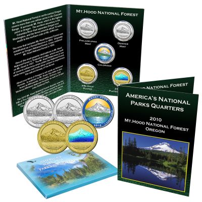 America the Beautiful® National Parks 5 Piece Quarter Set Oregon 1