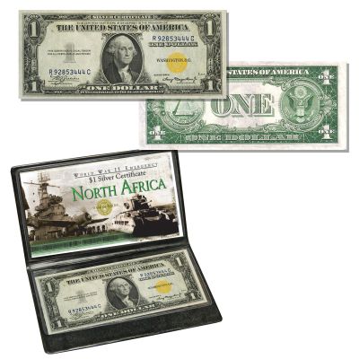 WWII Emergency Bank Note - "North Africa" Yellow Seal 1