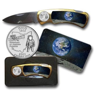 Pocket Knife - Space Exploration 2002 Ohio State Quarter 1