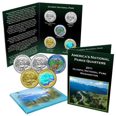 America the Beautiful® National Parks 5 Piece Quarter Washington 1