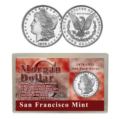 S Mint Morgan Silver Dollar 1
