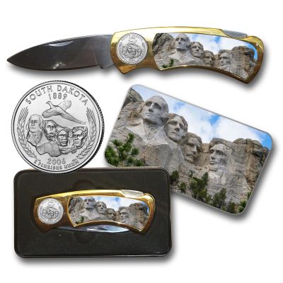 Mount Rushmore 2006 South Dakota State Quarter Knife 1
