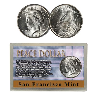 Peace Silver Dollar - S Mint 1
