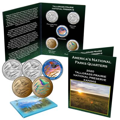 AMERICA THE BEAUTIFUL® NATIONAL PARKS 5 PC QUARTER SET  KS 1