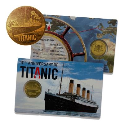 Titanic Anniversary 1/1000 Ounce Gold Coin 1