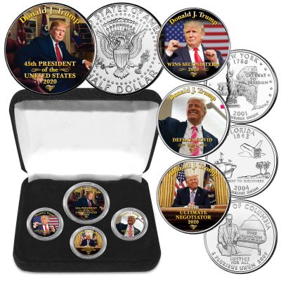 President Donald Trump 47th President 4 COIN SET 1